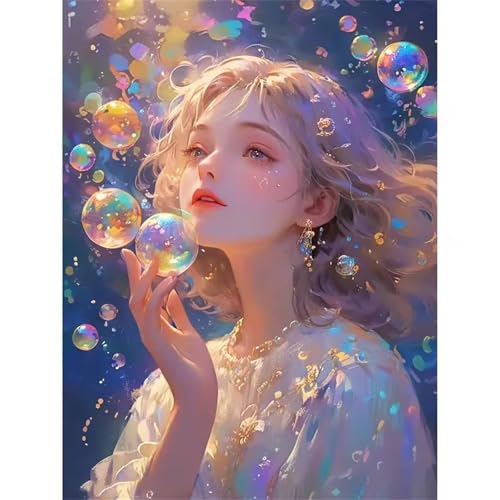 Puzzle 2000 Teile für Erwachsene, Mädchen Fantasy Bubbles 100x70cm Puzzle Erwachsene 2000 Teile Lernspiel Herausforderung Spielzeug, Geschicklichkeitsspiel für die ganze Familie von Tainrun