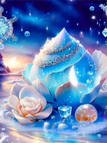 Puzzle 30 Teile für Erwachsene, EIN Herausforderndes Rätsel, Kreative Unterhaltung Puzzles Wunderschönes Dekoration Puzzle Geschenke, Thema:Blaue Kristallblume Puzzle 30 Teile für Erwachsene, EIN Herausforderndes Rätsel, Kreative Unterhaltung Puzzles Wunderschönes Dekoration Puzzle Geschenke, Thema:Blaue Kristallblume von Tainrun