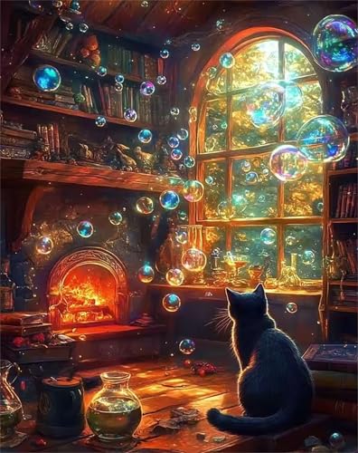 Puzzle 30 Teile für Erwachsene, EIN Herausforderndes Rätsel, Kreative Unterhaltung Puzzles Wunderschönes Dekoration Puzzle Geschenke, Thema:Bubble Magic House von Tainrun