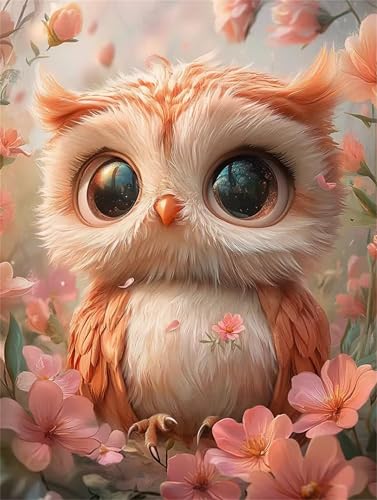 Puzzle 30 Teile für Erwachsene, EIN Herausforderndes Rätsel, Kreative Unterhaltung Puzzles Wunderschönes Dekoration Puzzle Geschenke, Thema:Große Augen Eule von Tainrun