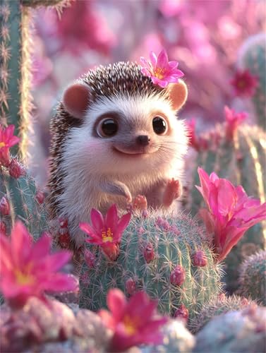 Puzzle 30 Teile für Erwachsene, EIN Herausforderndes Rätsel, Kreative Unterhaltung Puzzles Wunderschönes Dekoration Puzzle Geschenke, Thema:Kaktusblüte Igel Puzzle 30 Teile für Erwachsene, EIN Herausforderndes Rätsel, Kreative Unterhaltung Puzzles Wunderschönes Dekoration Puzzle Geschenke, Thema:Kaktusblüte Igel von Tainrun