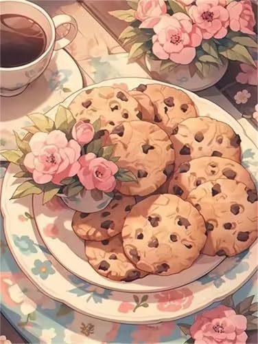 Puzzle 30 Teile für Erwachsene, EIN Herausforderndes Rätsel, Kreative Unterhaltung Puzzles Wunderschönes Dekoration Puzzle Geschenke, Thema:Keks-Blume von Tainrun