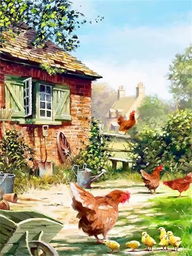 Puzzle 30 Teile für Erwachsene, EIN Herausforderndes Rätsel, Kreative Unterhaltung Puzzles Wunderschönes Dekoration Puzzle Geschenke, Thema:Landhaus Huhn Puzzle 30 Teile für Erwachsene, EIN Herausforderndes Rätsel, Kreative Unterhaltung Puzzles Wunderschönes Dekoration Puzzle Geschenke, Thema:Landhaus Huhn von Tainrun