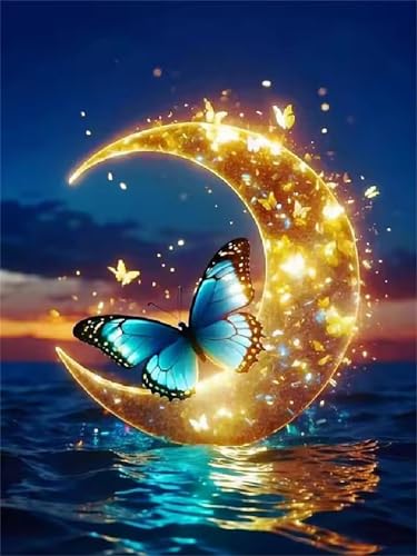 Puzzle 30 Teile für Erwachsene, EIN Herausforderndes Rätsel, Kreative Unterhaltung Puzzles Wunderschönes Dekoration Puzzle Geschenke, Thema:Mond Schmetterling Nacht Puzzle 30 Teile für Erwachsene, EIN Herausforderndes Rätsel, Kreative Unterhaltung Puzzles Wunderschönes Dekoration Puzzle Geschenke, Thema:Mond Schmetterling Nacht von Tainrun