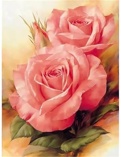 Puzzle 30 Teile für Erwachsene, EIN Herausforderndes Rätsel, Kreative Unterhaltung Puzzles Wunderschönes Dekoration Puzzle Geschenke, Thema:Rosa Blütenblätter von Tainrun