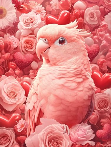 Puzzle 30 Teile für Erwachsene, EIN Herausforderndes Rätsel, Kreative Unterhaltung Puzzles Wunderschönes Dekoration Puzzle Geschenke, Thema:Rosa Herz Papagei Puzzle 30 Teile für Erwachsene, EIN Herausforderndes Rätsel, Kreative Unterhaltung Puzzles Wunderschönes Dekoration Puzzle Geschenke, Thema:Rosa Herz Papagei von Tainrun