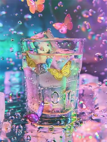 Puzzle 30 Teile für Erwachsene, EIN Herausforderndes Rätsel, Kreative Unterhaltung Puzzles Wunderschönes Dekoration Puzzle Geschenke, Thema:Schmetterlings-Wasserbecher Puzzle 30 Teile für Erwachsene, EIN Herausforderndes Rätsel, Kreative Unterhaltung Puzzles Wunderschönes Dekoration Puzzle Geschenke, Thema:Schmetterlings-Wasserbecher von Tainrun