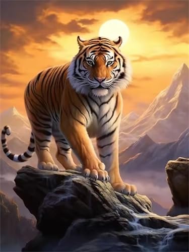 Puzzle 30 Teile für Erwachsene, EIN Herausforderndes Rätsel, Kreative Unterhaltung Puzzles Wunderschönes Dekoration Puzzle Geschenke, Thema:Sonne Berg Tiere von Tainrun