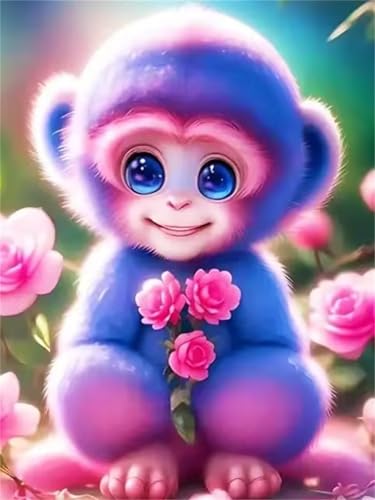 Puzzle 30 Teile für Erwachsene, EIN Herausforderndes Rätsel, Kreative Unterhaltung Puzzles Wunderschönes Dekoration Puzzle Geschenke, Thema:Tiere Affen von Tainrun