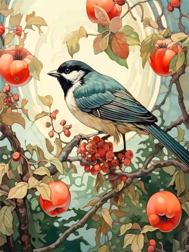 Puzzle 30 Teile für Erwachsene, EIN Herausforderndes Rätsel, Kreative Unterhaltung Puzzles Wunderschönes Dekoration Puzzle Geschenke, Thema:Tiere Vögel Früchte von Tainrun