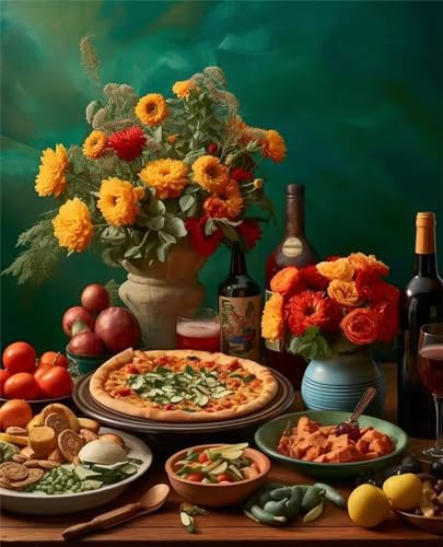 Puzzle 30 Teile für Erwachsene, Essen Pizza Blume 25x20cm Puzzle Erwachsene 30 Teile Lernspiel Herausforderung Spielzeug, Geschicklichkeitsspiel für die ganze Familie Puzzle 30 Teile für Erwachsene, Essen Pizza Blume 25x20cm Puzzle Erwachsene 30 Teile Lernspiel Herausforderung Spielzeug, Geschicklichkeitsspiel für die ganze Familie von Tainrun