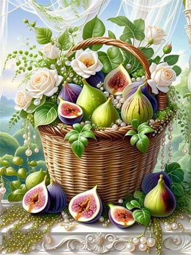 Puzzle 30 Teile für Erwachsene, Feigenrosenkorb 25x20cm Puzzle Erwachsene 30 Teile Lernspiel Herausforderung Spielzeug, Geschicklichkeitsspiel für die ganze Familie von Tainrun