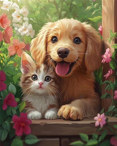Puzzle 30 Teile für Erwachsene, Garten Hunde Katzen 25x20cm Puzzle Erwachsene 30 Teile Lernspiel Herausforderung Spielzeug, Geschicklichkeitsspiel für die ganze Familie Puzzle 30 Teile für Erwachsene, Garten Hunde Katzen 25x20cm Puzzle Erwachsene 30 Teile Lernspiel Herausforderung Spielzeug, Geschicklichkeitsspiel für die ganze Familie von Tainrun