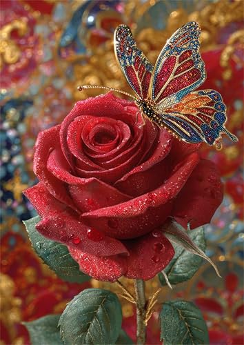 Puzzle 30 Teile für Erwachsene, Rosen-Schmetterlingsflügel 25x20cm Puzzle Erwachsene 30 Teile Lernspiel Herausforderung Spielzeug, Geschicklichkeitsspiel für die ganze Familie Puzzle 30 Teile für Erwachsene, Rosen-Schmetterlingsflügel 25x20cm Puzzle Erwachsene 30 Teile Lernspiel Herausforderung Spielzeug, Geschicklichkeitsspiel für die ganze Familie von Tainrun