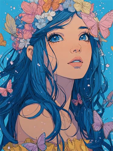 Puzzle 30 Teile für Erwachsene, Schönes Mädchen Haar 25x20cm Puzzle Erwachsene 30 Teile Lernspiel Herausforderung Spielzeug, Geschicklichkeitsspiel für die ganze Familie von Tainrun