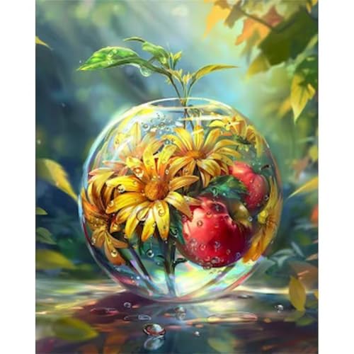 Puzzle 300 Teile,Puzzles für Erwachsene Gelbe Blütenfrucht,EIN Herausforderndes Rätsel,puzzlespiele für Die Ganze Familie,Geschenke für Erwachsene und Kinder von Tainrun