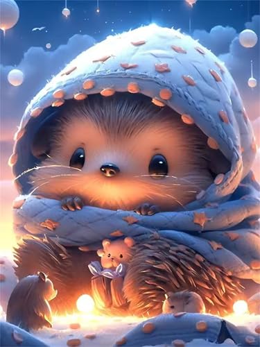 Puzzle 300 Teile Erwachsene,Puzzle für Erwachsene und Kinder 300 Teile,Gehirn-Herausforderung,Puzzles Pädagogisches Spiel,Puzzles mit Pyjama Igel-Motiv von Tainrun