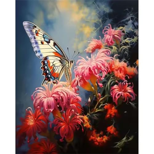 Puzzle 300 Teile Erwachsene,Puzzle für Erwachsene und Kinder 300 Teile,Gehirn-Herausforderung,Puzzles Pädagogisches Spiel,Puzzles mit Schmetterlingspflanze Blumen-Motiv von Tainrun