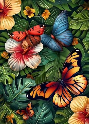 Puzzle 300 Teile Erwachsene Blatt-Schmetterling, DIY Klassische Jigsaw Puzzles Legespiel, Geschicklichkeitsspiel für Die Ganze Familie, Puzzles Farbenfrohes für Home Dekoration von Tainrun
