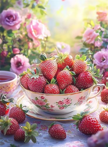 Puzzle 300 Teile Erwachsene Fruit Strawberry, DIY Klassische Jigsaw Puzzles Legespiel, Geschicklichkeitsspiel für Die Ganze Familie, Puzzles Farbenfrohes für Home Dekoration Puzzle 300 Teile Erwachsene Fruit Strawberry, DIY Klassische Jigsaw Puzzles Legespiel, Geschicklichkeitsspiel für Die Ganze Familie, Puzzles Farbenfrohes für Home Dekoration von Tainrun