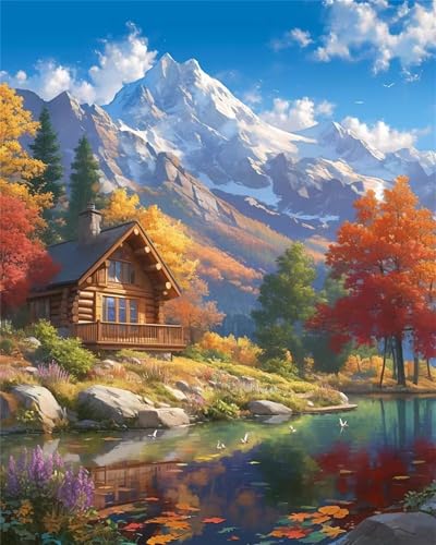 Puzzle 300 Teile Erwachsene Hütte Bergbaum, DIY Klassische Jigsaw Puzzles Legespiel, Geschicklichkeitsspiel für Die Ganze Familie, Puzzles Farbenfrohes für Home Dekoration Puzzle 300 Teile Erwachsene Hütte Bergbaum, DIY Klassische Jigsaw Puzzles Legespiel, Geschicklichkeitsspiel für Die Ganze Familie, Puzzles Farbenfrohes für Home Dekoration von Tainrun