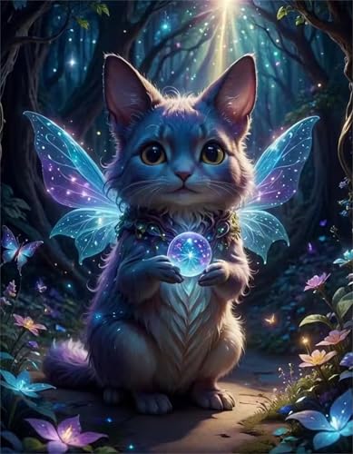 Puzzle 300 Teile Erwachsene Magischer Ball Katze, DIY Klassische Jigsaw Puzzles Legespiel, Geschicklichkeitsspiel für Die Ganze Familie, Puzzles Farbenfrohes für Home Dekoration Puzzle 300 Teile Erwachsene Magischer Ball Katze, DIY Klassische Jigsaw Puzzles Legespiel, Geschicklichkeitsspiel für Die Ganze Familie, Puzzles Farbenfrohes für Home Dekoration von Tainrun