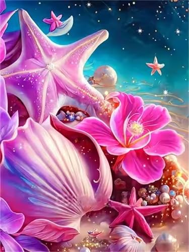 Puzzle 300 Teile Erwachsene Pink Shell Universum, DIY Klassische Jigsaw Puzzles Legespiel, Geschicklichkeitsspiel für Die Ganze Familie, Puzzles Farbenfrohes für Home Dekoration von Tainrun