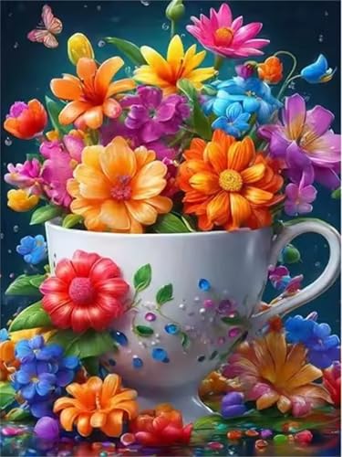 Puzzle 300 Teile Erwachsene Teetasse Blume, DIY Klassische Jigsaw Puzzles Legespiel, Geschicklichkeitsspiel für Die Ganze Familie, Puzzles Farbenfrohes für Home Dekoration Puzzle 300 Teile Erwachsene Teetasse Blume, DIY Klassische Jigsaw Puzzles Legespiel, Geschicklichkeitsspiel für Die Ganze Familie, Puzzles Farbenfrohes für Home Dekoration von Tainrun