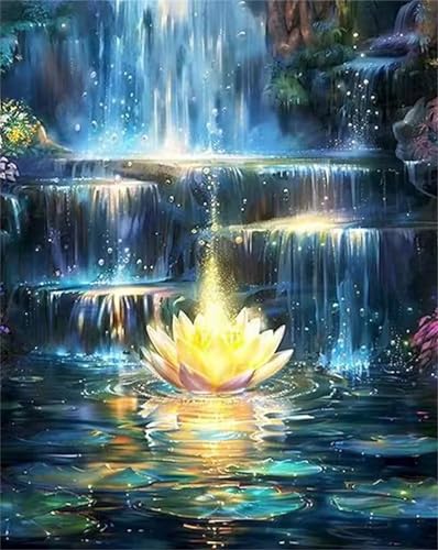 Puzzle 300 Teile Erwachsene Wasserfall-Lotus, DIY Klassische Jigsaw Puzzles Legespiel, Geschicklichkeitsspiel für Die Ganze Familie, Puzzles Farbenfrohes für Home Dekoration Puzzle 300 Teile Erwachsene Wasserfall-Lotus, DIY Klassische Jigsaw Puzzles Legespiel, Geschicklichkeitsspiel für Die Ganze Familie, Puzzles Farbenfrohes für Home Dekoration von Tainrun
