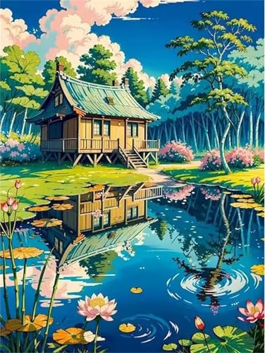 Puzzle 300 Teile Erwachsene Woods Cabin Teich, DIY Klassische Jigsaw Puzzles Legespiel, Geschicklichkeitsspiel für Die Ganze Familie, Puzzles Farbenfrohes für Home Dekoration Puzzle 300 Teile Erwachsene Woods Cabin Teich, DIY Klassische Jigsaw Puzzles Legespiel, Geschicklichkeitsspiel für Die Ganze Familie, Puzzles Farbenfrohes für Home Dekoration von Tainrun