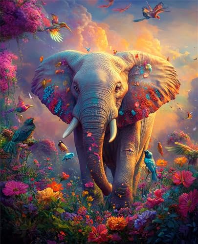 Puzzle 300 Teile für Erwachsene, Elephant Fantastical World 40x28cm Puzzle Erwachsene 300 Teile Lernspiel Herausforderung Spielzeug, Geschicklichkeitsspiel für die ganze Familie Puzzle 300 Teile für Erwachsene, Elephant Fantastical World 40x28cm Puzzle Erwachsene 300 Teile Lernspiel Herausforderung Spielzeug, Geschicklichkeitsspiel für die ganze Familie von Tainrun