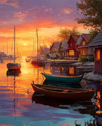 Puzzle 300 Teile für Erwachsene, Fischerdorf Boote 40x28cm Puzzle Erwachsene 300 Teile Lernspiel Herausforderung Spielzeug, Geschicklichkeitsspiel für die ganze Familie Puzzle 300 Teile für Erwachsene, Fischerdorf Boote 40x28cm Puzzle Erwachsene 300 Teile Lernspiel Herausforderung Spielzeug, Geschicklichkeitsspiel für die ganze Familie von Tainrun