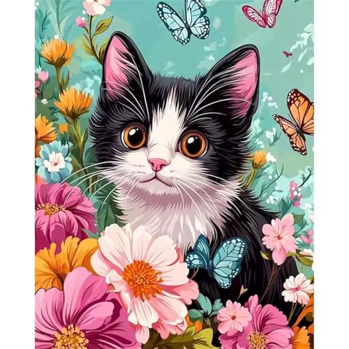 Puzzle 300 Teile für Erwachsene, Milch Katzenblume 40x28cm Puzzle Erwachsene 300 Teile Lernspiel Herausforderung Spielzeug, Geschicklichkeitsspiel für die ganze Familie von Tainrun