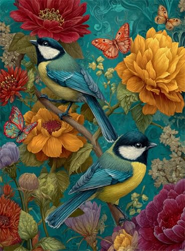 Puzzle 300 Teile für Erwachsene, Schöne Vögel Blumen 40x28cm Puzzle Erwachsene 300 Teile Lernspiel Herausforderung Spielzeug, Geschicklichkeitsspiel für die ganze Familie Puzzle 300 Teile für Erwachsene, Schöne Vögel Blumen 40x28cm Puzzle Erwachsene 300 Teile Lernspiel Herausforderung Spielzeug, Geschicklichkeitsspiel für die ganze Familie von Tainrun
