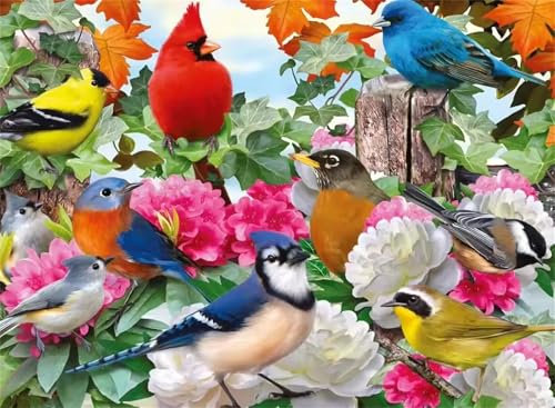 Puzzle 500 Teile,Puzzles für Erwachsene Blätter der Vögel,EIN Herausforderndes Rätsel,puzzlespiele für Die Ganze Familie,Geschenke für Erwachsene und Kinder von Tainrun