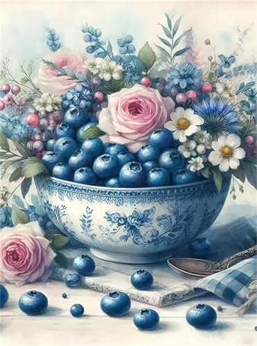 Puzzle 500 Teile,Puzzles für Erwachsene Heidelbeer-Blüte,EIN Herausforderndes Rätsel,puzzlespiele für Die Ganze Familie,Geschenke für Erwachsene und Kinder von Tainrun