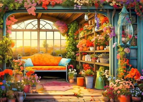 Puzzle 500 Teile Erwachsene,Puzzle für Erwachsene und Kinder 500 Teile,Gehirn-Herausforderung,Puzzles Pädagogisches Spiel,Puzzles mit Blumenzimmer-Pflanzen-Motiv Puzzle 500 Teile Erwachsene,Puzzle für Erwachsene und Kinder 500 Teile,Gehirn-Herausforderung,Puzzles Pädagogisches Spiel,Puzzles mit Blumenzimmer-Pflanzen-Motiv von Tainrun