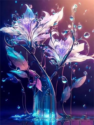 Puzzle 500 Teile Erwachsene,Puzzle für Erwachsene und Kinder 500 Teile,Gehirn-Herausforderung,Puzzles Pädagogisches Spiel,Puzzles mit Fantasie-Blume-Motiv von Tainrun