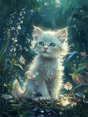 Puzzle 500 Teile Erwachsene,Puzzle für Erwachsene und Kinder 500 Teile,Gehirn-Herausforderung,Puzzles Pädagogisches Spiel,Puzzles mit Katze Wälder-Motiv von Tainrun
