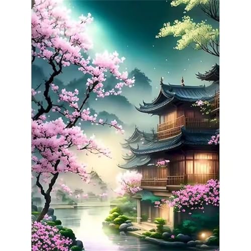 Puzzle 500 Teile Erwachsene,Puzzle für Erwachsene und Kinder 500 Teile,Gehirn-Herausforderung,Puzzles Pädagogisches Spiel,Puzzles mit Nachtstrom-Motiv von Tainrun