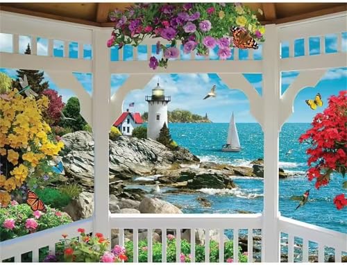 Puzzle 500 Teile Erwachsene,Puzzle für Erwachsene und Kinder 500 Teile,Gehirn-Herausforderung,Puzzles Pädagogisches Spiel,Puzzles mit Pavillon am Meer-Motiv Puzzle 500 Teile Erwachsene,Puzzle für Erwachsene und Kinder 500 Teile,Gehirn-Herausforderung,Puzzles Pädagogisches Spiel,Puzzles mit Pavillon am Meer-Motiv von Tainrun