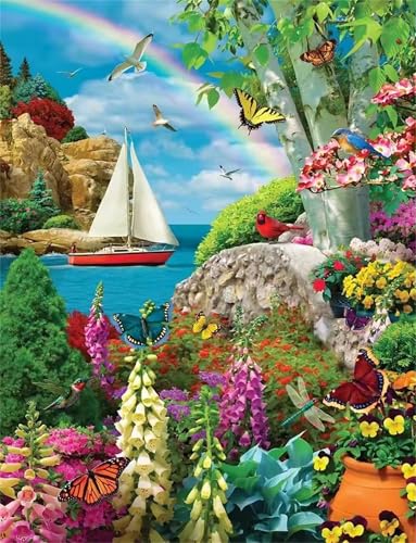 Puzzle 500 Teile Erwachsene,Puzzle für Erwachsene und Kinder 500 Teile,Gehirn-Herausforderung,Puzzles Pädagogisches Spiel,Puzzles mit Tropisches Meer-Motiv von Tainrun