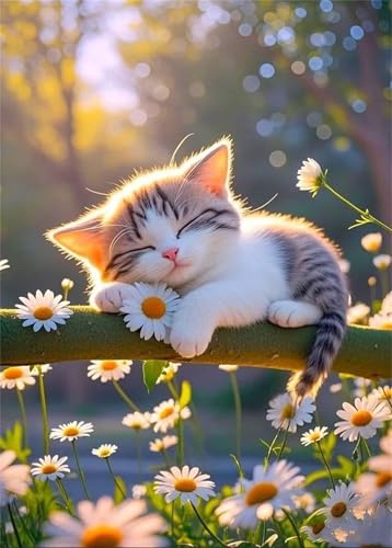 Puzzle 500 Teile für Erwachsene, AST Gänseblümchenkatze 52x38cm Puzzle Erwachsene 500 Teile Lernspiel Herausforderung Spielzeug, Geschicklichkeitsspiel für die ganze Familie Puzzle 500 Teile für Erwachsene, AST Gänseblümchenkatze 52x38cm Puzzle Erwachsene 500 Teile Lernspiel Herausforderung Spielzeug, Geschicklichkeitsspiel für die ganze Familie von Tainrun