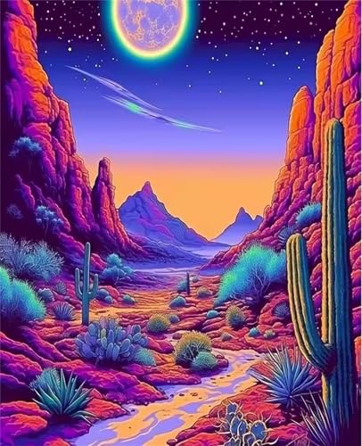 Puzzle 500 Teile für Erwachsene, EIN Herausforderndes Rätsel, Kreative Unterhaltung Puzzles Wunderschönes Dekoration Puzzle Geschenke, Thema:Bunter Canyon von Tainrun