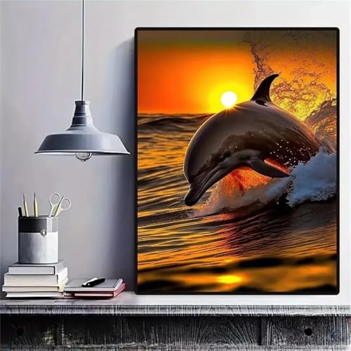 Puzzle 500 Teile für Erwachsene, EIN Herausforderndes Rätsel, Kreative Unterhaltung Puzzles Wunderschönes Dekoration Puzzle Geschenke, Thema:Delfine Wellen Sonne Puzzle 500 Teile für Erwachsene, EIN Herausforderndes Rätsel, Kreative Unterhaltung Puzzles Wunderschönes Dekoration Puzzle Geschenke, Thema:Delfine Wellen Sonne von Tainrun