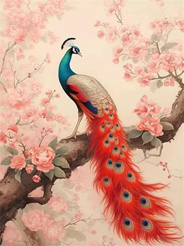 Puzzle 500 Teile für Erwachsene, EIN Herausforderndes Rätsel, Kreative Unterhaltung Puzzles Wunderschönes Dekoration Puzzle Geschenke, Thema:Eleganter roter Pfau Puzzle 500 Teile für Erwachsene, EIN Herausforderndes Rätsel, Kreative Unterhaltung Puzzles Wunderschönes Dekoration Puzzle Geschenke, Thema:Eleganter roter Pfau von Tainrun