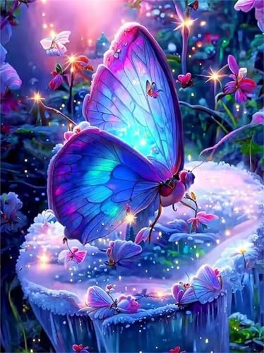 Puzzle 500 Teile für Erwachsene, EIN Herausforderndes Rätsel, Kreative Unterhaltung Puzzles Wunderschönes Dekoration Puzzle Geschenke, Thema:Garten-Schmetterlinge von Tainrun
