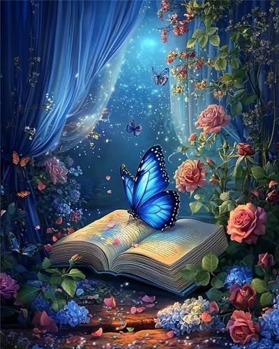 Puzzle 500 Teile für Erwachsene, EIN Herausforderndes Rätsel, Kreative Unterhaltung Puzzles Wunderschönes Dekoration Puzzle Geschenke, Thema:Garten-Schmetterlingsbuch von Tainrun