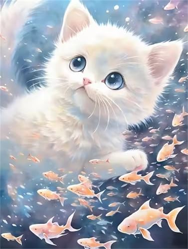 Puzzle 500 Teile für Erwachsene, EIN Herausforderndes Rätsel, Kreative Unterhaltung Puzzles Wunderschönes Dekoration Puzzle Geschenke, Thema:Koi-Katze Puzzle 500 Teile für Erwachsene, EIN Herausforderndes Rätsel, Kreative Unterhaltung Puzzles Wunderschönes Dekoration Puzzle Geschenke, Thema:Koi-Katze von Tainrun