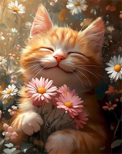Puzzle 500 Teile für Erwachsene, EIN Herausforderndes Rätsel, Kreative Unterhaltung Puzzles Wunderschönes Dekoration Puzzle Geschenke, Thema:Lächelnde Katze von Tainrun